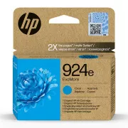 HP 924e (4K0U7NE) - patron, cyan (azúrkék)