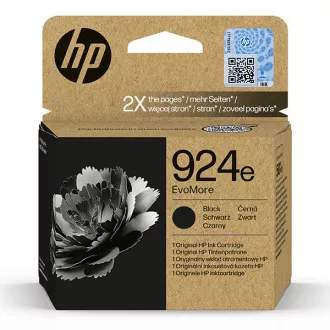 HP 924e (4K0V0NE) - patron, black (fekete)