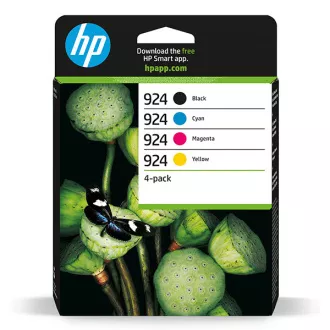 HP 924 (6C3Z1NE#301) - patron, black + color (fekete + színes)