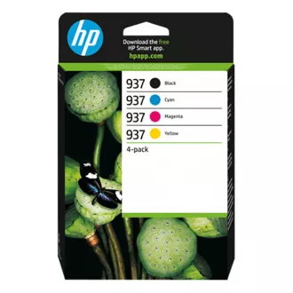 HP 937 (6C400NE) - patron, black + color (fekete + színes)