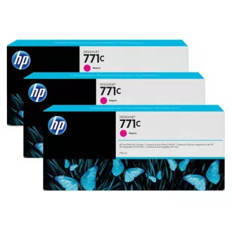 HP 771C (B6Y33A) - patron, magenta 3db HP 771C (B6Y33A) - patron, magenta 3db