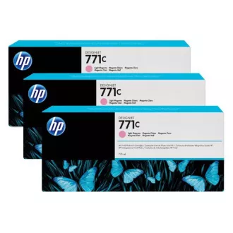 HP 771C (B6Y35A) - patron, light magenta (világos magenta) 3db
