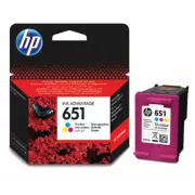 HP 651 (C2P11AE#BHK) - patron, color (színes)