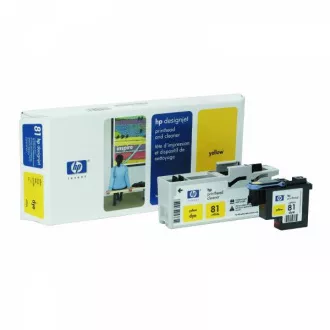 HP 81 (C4953A) - nyomtatófej, yellow (sárga)