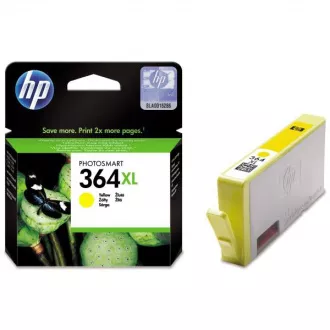 HP 364-XL (CB325EE) - patron, yellow (sárga)
