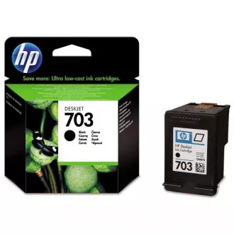 HP 703 (CD887AE) - patron, black (fekete)