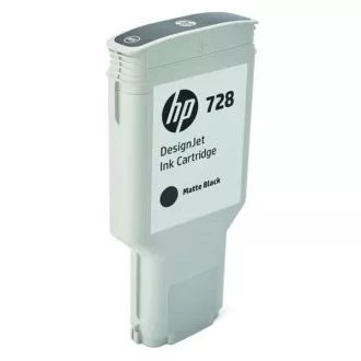 HP 728 (F9J68A) - patron, matt black (matt fekete)