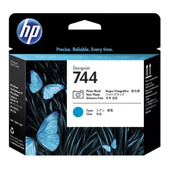 HP 744 (F9J86A) - nyomtatófej, cyan (azúrkék)