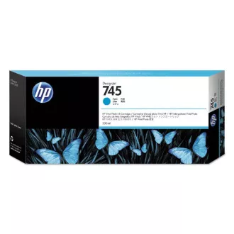 HP 745 (F9K03A) - patron, cyan (azúrkék)