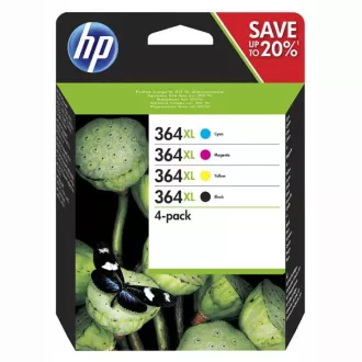 HP 364-XL (N9J74AE) - patron, black + color (fekete + színes)