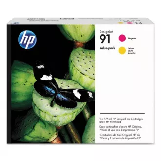 HP 91 (P2V36A) - nyomtatófej, magenta