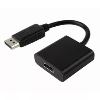 Videó redukció, DisplayPort hím - HDMI nő, HDMI 1.3 - Standard, fekete, logós buborékcsomagolás, ELADÓ Videó redukció, DisplayPort hím - HDMI nő, HDMI 1.3 - Standard, fekete, logós buborékcsomagolás, ELADÓ