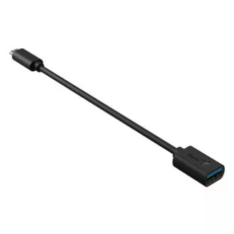 USB reduktor, (3.0), USB C hím - USB A csatlakozó, fekete, Genius USB 3.0, akár 5 Gbps sebességgel