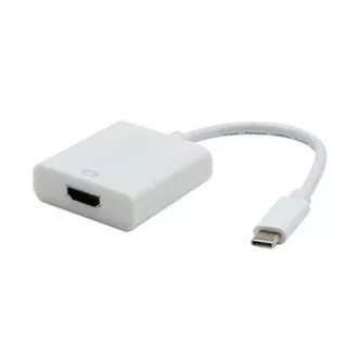 USB/Video átalakító, DP Alt Mode, USB C hím - HDMI csatlakozó, fehér, műanyag zacskó 4K2K@30Hz