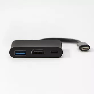 USB/Video átalakító   HUB, DP Alt Mode, USB C hím - HDMI csatlakozó   USB C csatlakozó (PD)   USB A csatlakozó, fekete, teljesen új doboz 4K2K@30H