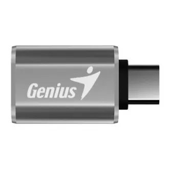 USB reduktor, (3.0), USB C hím - USB A csatlakozó, fekete, Genius USB 3.0, akár 5 Gbps sebességgel