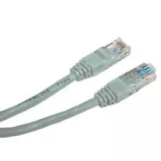 LAN kábel UTP patchkábel, Cat.6, RJ45 csatlakozó - RJ45 csatlakozó, 5 m, árnyékolatlan, szürke, economy