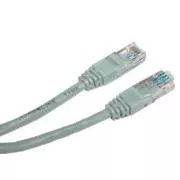 LAN kábel UTP patchkábel, Cat.6, RJ45 csatlakozó - RJ45 csatlakozó, 10 m, árnyékolatlan, szürke, economy