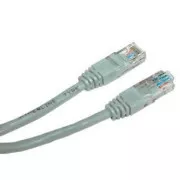 LAN kábel UTP patchkábel, Cat.5e, RJ45 csatlakozó - RJ45 csatlakozó, 15 m, árnyékolatlan, szürke, economy