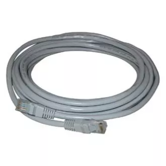 LAN kábel FTP patchkábel, Cat.5e, RJ45 csatlakozó - RJ45 csatlakozó, 20 m, árnyékolt, szürke, gazdaságos