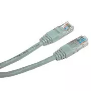 LAN kábel UTP patchkábel, Cat.6, RJ45 csatlakozó - RJ45 csatlakozó, 20 m, árnyékolatlan, szürke, economy