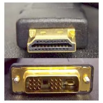 Videokábel DVI (18 1) hím - HDMI hím, 5m, fekete, ELADÓ