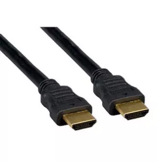 Videokábel HDMI hím - HDMI hím, HDMI 1.4 - High Speed Ethernet, 10m, aranyozott csatlakozók, fekete színű