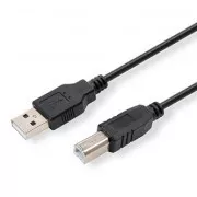 Logo USB kábel (2.0), USB A csatlakozó - USB B csatlakozó, 1,8m