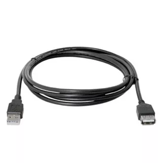 USB hosszabbító kábel (2.0), USB A hím - USB A csatlakozó, 1,8 m, fekete USB hosszabbító kábel (2.0), USB A hím - USB A csatlakozó, 1,8 m, fekete