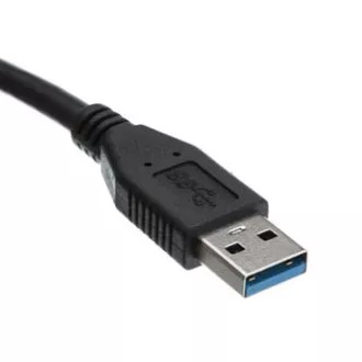 Logo USB hosszabbító kábel (3.0), USB A csatlakozó - USB A csatlakozó, 1,8 m, fekete, buborékcsomagolásban