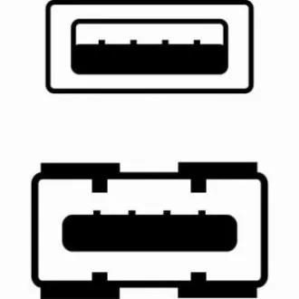 Logo USB hosszabbító kábel (2.0), USB A hím - USB A csatlakozó, 3 m, fekete, buborékcsomagolásban