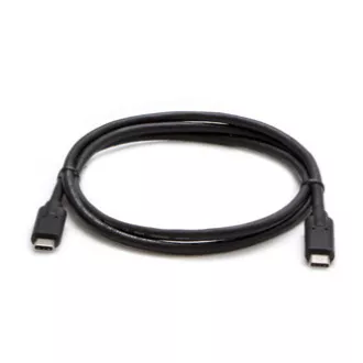 USB kábel (3.2 gen 2), USB C hím - USB C hím, 1m, 10 Gbps, 5V/3A, fekete, ELADÓ