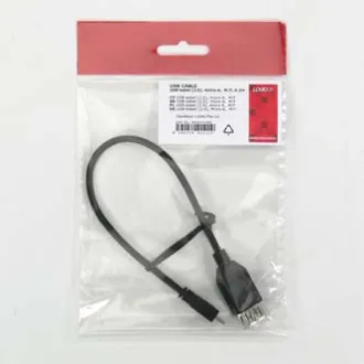 Logo USB kábel (2.0), microUSB férfi - USB A női, 0.2m, OTG, fekete, ELADÓ Logo USB kábel (2.0), microUSB férfi - USB A női, 0.2m, OTG, fekete, ELADÓ
