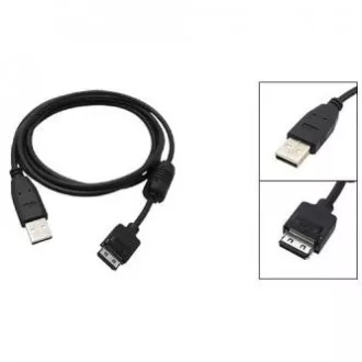 USB kábel (2.0), USB A hím - 12 tűs hím, 26717, 1,8m, fekete, CANON, ELADÓ