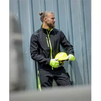 Softshell kabát ARDON®VISION fekete-sárga | H9198/