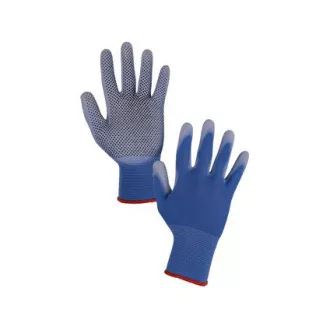 BRITA DOTS kesztyűk, PU és PVC céltárgyakba mártva, méret: