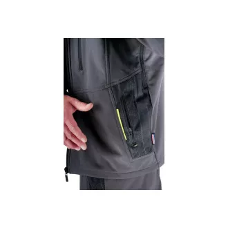 OLZA softshell kabát szürke