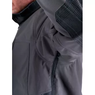 OLZA softshell kabát szürke
