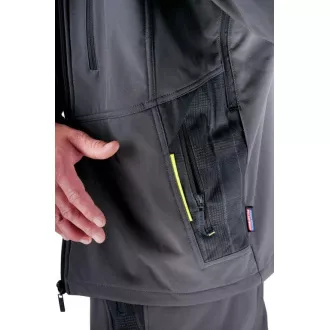 OLZA softshell kabát szürke