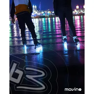 Movino Cruzer B3 LED görkorcsolya - fekete