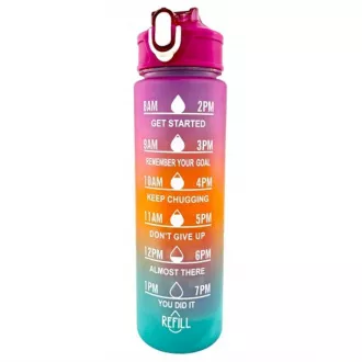 Motivációs sportpalack 3in1, 2000 ml   900 ml   300 ml