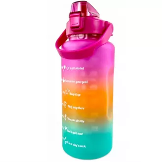 Motivációs sportpalack 3in1, 2000 ml   900 ml   300 ml