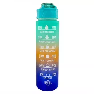 Motivációs sportpalack 3in1, 2000 ml   900 ml   300 ml