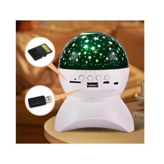 Éjszakai LED csillagvetítő USB-vel