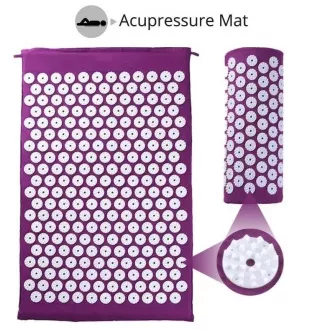 Akupresszúra PREMIUM tornaszőnyeg párnával 67x42x2 cm Akupresszúra PREMIUM tornaszőnyeg párnával 67x42x2 cm