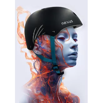 SKITT Freestyle sisak NEXUS Edition, antracit szörnyeteg