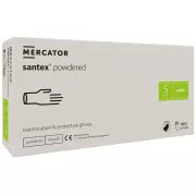 SANTEX POWDERED - Latex púderes testkesztyű, 100 db