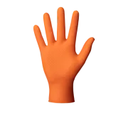 MERCATOR® GOGRIP - Nitril kesztyű, púdermentes, 50 db, narancssárga