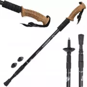 Nordic Walking túrabotok ergonomikus parafa nyéllel, 135 cm, 2 db
