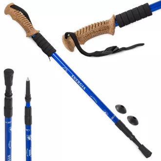 Nordic Walking túrabotok ergonomikus parafa nyéllel, 135 cm, 2 db